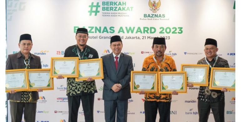 BAZNAS Jawa Barat Borong 7 Penghargaan dalam Ajang BAZNAS AWARD 2023